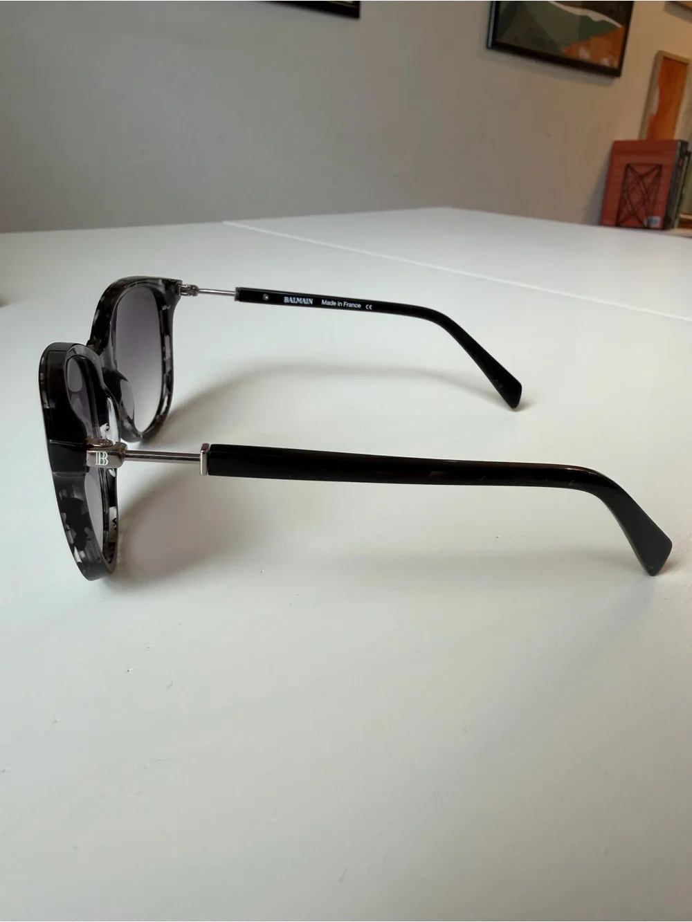 Balmain Black Tortoiseshell Sunglasses BL2102